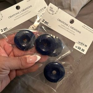 Bead landing semi precious stones pendants